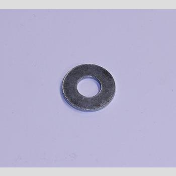 WASHER, 3/8, USS, FLAT, STEEL ZINC PLATED