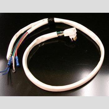 WIRE HARNESS, MALE 8017, 33" MALE PLUG EMF P-7-1 PVC WHT