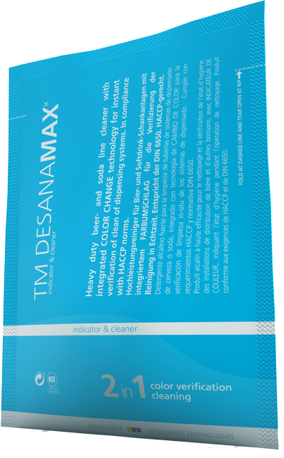 Case (225pks) Desana Max - Color Clean Indication Blue Pack 