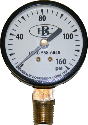 160lb Gauge 1/4 MPT Right Hand