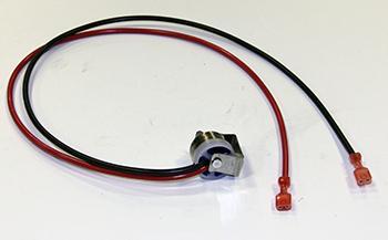 37T31 SPST 1/2" TUBE MOUNT 24" RED/BLACK LEADS