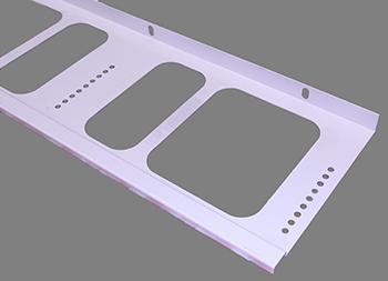 BRACKET, SHELF TDC-67 WHT