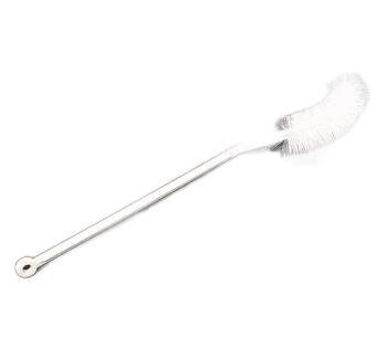 BRUSH, FLASK, WHT POLYESTER #5317