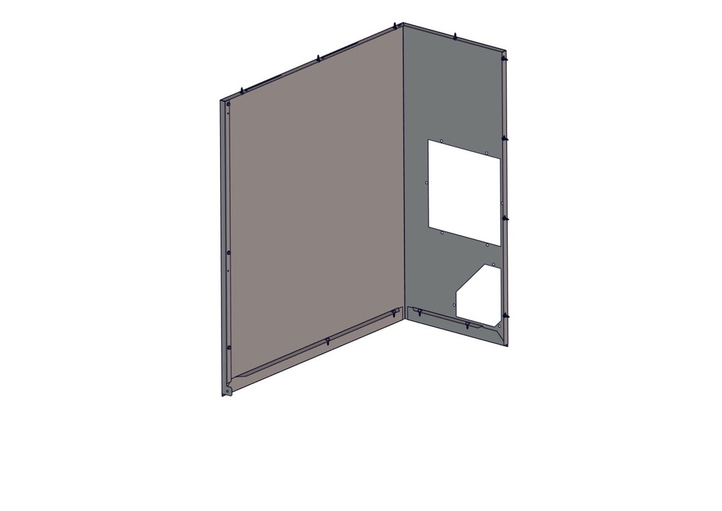 CAB END KIT TCF/TCR SS COMP SIDE