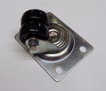 CASTOR 1 1/2 W/PLATE W/O BRAKE RC-1 DUAL WHEEL