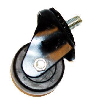 CASTOR 2-1/2 W/O BRAKE BLK 1/2"-13 X 1" STEM X 1-3/4"WIDE