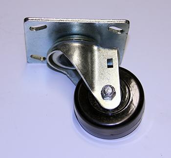 CASTOR 3-1/4"X1 1/2"W PHENOLIC 4" X 4-1/2" TOP PLATE W/O BRK