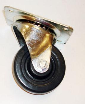 CASTOR 4" SWIVEL W/O BRAKE #127-4 (TOP PLATE 4" X 5-1/8")