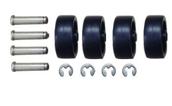 CASTOR KIT 2" (4)974524 BLACK