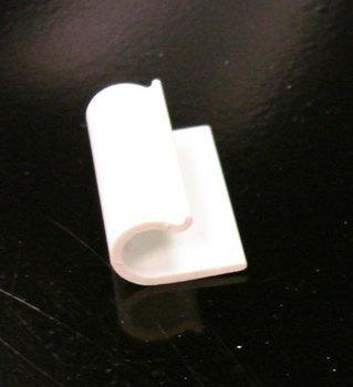CLIP, TRUETRAC RETAINER 1 1/4" #2777, WHITE
