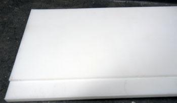 CUT BOARD 3/4 X 11-3/4 X 36 CRUMB CATCHER...NOTCHED WHT