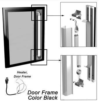 DOOR ASM GDM-23F-2 LH BTM BLK 115V 26 5/8"W X 27 1/8"