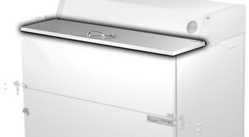 DOOR ASM TMC-34S TOP 34"W X 13"L STAINLESS LINER