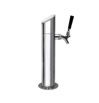DRAFT TOWER-BEER 3" COLUMN 1-FAU SS CHRM-HNDL 153-ANG W/O