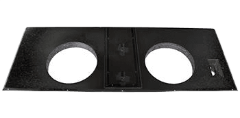 EVAP COVER ASM GDM-72F BLK 67 9/16 X 20 7/16 (2 fan hole)