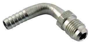 Elbow 1/4"Flare x 1/4" Barb Stainless Steel