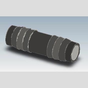 FITTING, 1/2" X 1/2" STRAIGHT BARB HIGH DENSITY POLYETHYLENE