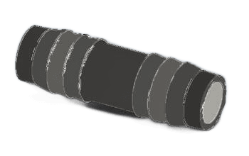 FITTING, 1/2" X 1/2" STRAIGHT BARB HIGH DENSITY POLYETHYLENE