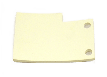 GASKET, DRAIN PUMP BRACKET WHITE NITRILE 55 DUROMETER