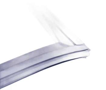 GASKET, GDM-10-58 WIDE SILVER FLEXIBLE PVC