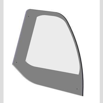 GLASS ASM TDMR RIGHT SIDE FRIT BORDER TEMPERED