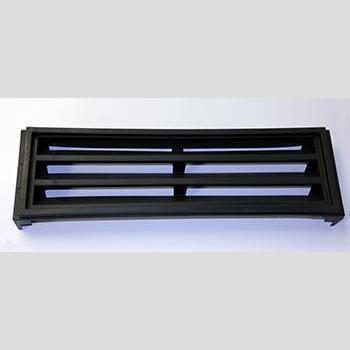 GRILL ASM GDM-10/12 LT BLK PLST