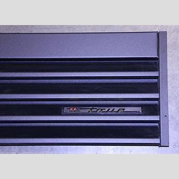 GRILL ASM GDM-43 BLK 47" X 11 3/4"