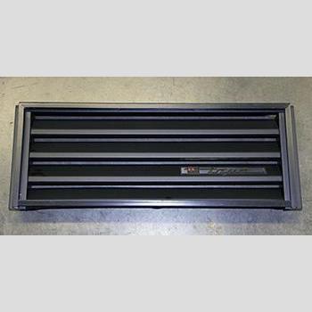 GRILL ASM TVM-400 BLK RH 24 11/16" W X 9-1/4"H