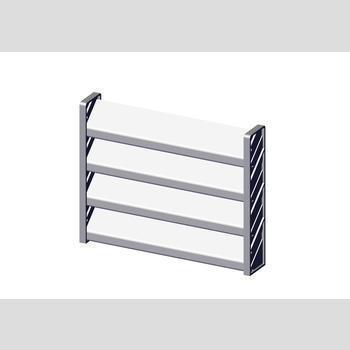 GRILL TDD-BB 2,3,4 SS REAR 11"W X 9"