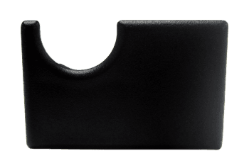 HANDLE END CAP LT, TCGR MADE FROM BLACK ABS