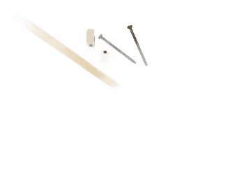 HANDLE KIT, DOOR SWING 15" SS T WITH 15/16" SILVER SPACERS