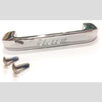 HANDLE LID, CHROME METAL TRUE LOGO