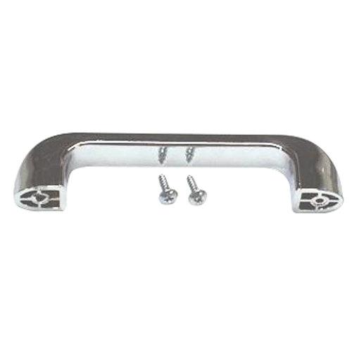 HANDLE, LID, CHROME PLATED PLASTIC WITH TRUE LOGO