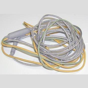 HEATER WIRE ALUM BRAID 102" 220V 2.5W/FT 25.5 YEL/GRAY LEA