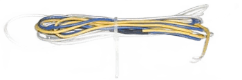 HEATER WIRE GL BRAID 160" 220V 3.5W/FT 20" YELLOW/BLUE LEADS