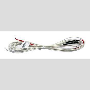 HEATER WIRE GL BRAID 165" 115V 1.7W/FT, W/12" RD/WHT LEAD