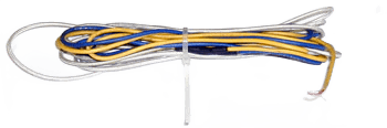 HEATER WIRE GL BRAID 182" 220V 3.5W/FT 48" YELLOW BLUE LEADS