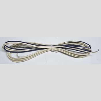 HEATER WIRE GL BRAID 198" 115V 3.5W/FT 48" BLUE/WTE LEADS