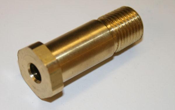 Inlet Nipple C02 Left Hand Thread 1/4" MPT