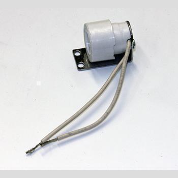 LAMPHOLDER ASM, KULKA 542 MED BI PIN SPRING, 4-1/2" LEAD