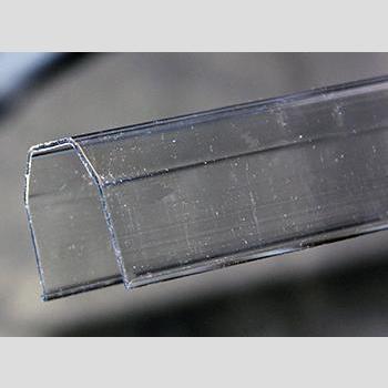 LAMPSHIELD, 48-7/8" IDL 05-54380 CLEAR POLYCARBONATE