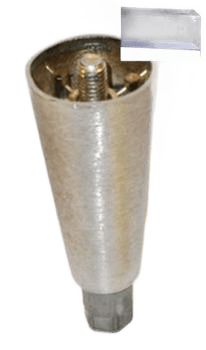 LEG KIT, 6" 2)830415 1)913232 23 3/4 FRAME ONLY WITH 2 LEGS