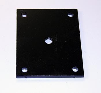 LEG MOUNTING PLATE COATED BLK TRCB-RC/TBB/TDD/TDB