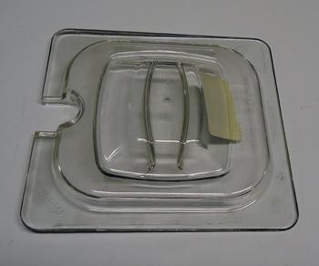 LID, RUBBERMAID 1/6 SIZE HARD COVER W/ NOTCH