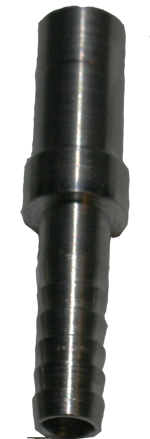 Push Fitting 3/8 Guest 1/4 Barb Stainless Steel
