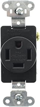 Receptacle Flush 20A 125/250 3P 4W Grounding