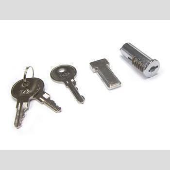 LOCK, REMOVABLE PLUG/CYLINDER 1)T-42 KEY, 1)T-42A KEY, CAM