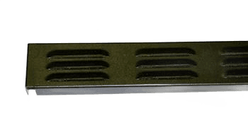 LOUVER BTM, T-12/12F BLK 