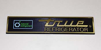 NAMEPLATE, REFRIGERATOR NATURAL REFRIGERANT