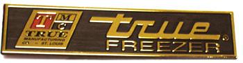 NAMEPLATE, TRUE FREEZER GDM/T FREEZER